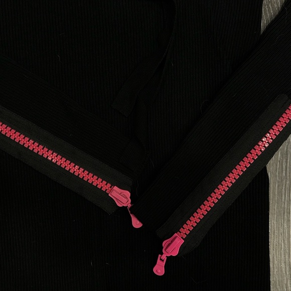 Zara Black Turtleneck Ribbed Hoodie - brand new with tags - Picture 4 of 6